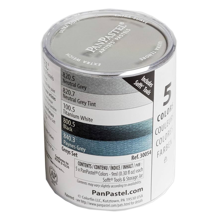 Amazon | パンパステル 5色セット グレイ 30054 | パステル 通販
